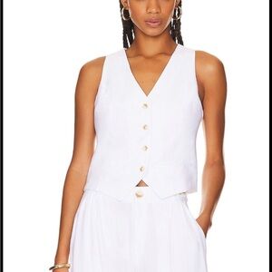 Micro Vest in Ultra White